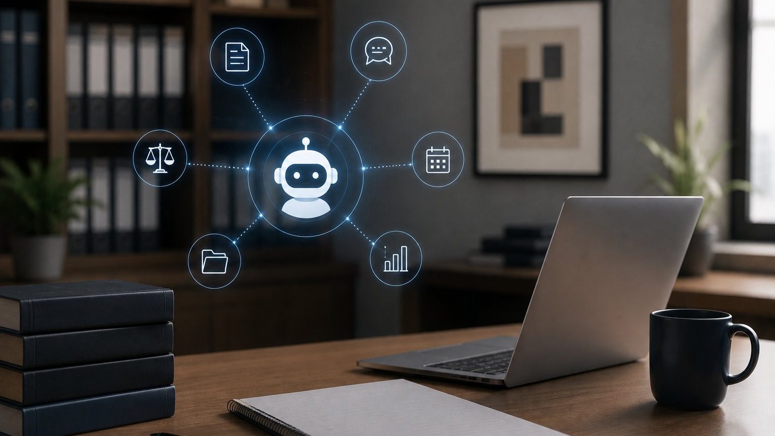 Agente de inteligencia artificial atendiendo consultas de clientes de un despacho